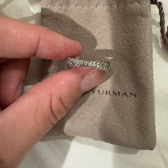 David Yurman cross over ring - Picture 5 of 7